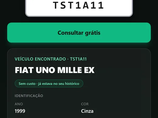 Consulta por placa no AutoTabela